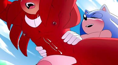 Knuckles the Echidna's Anal Adventures with Sonic the Hedgehog [krazyelf]