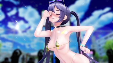 Monster Hi-Res Full Body Dancing Mona and Her Pink Planet Venus