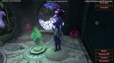 Temple of Pleasure's resident Dickgirl goes for a stroll.