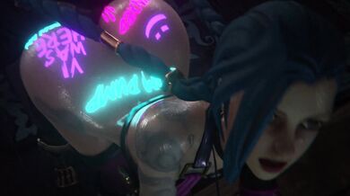 Forced Domination of Vi and Jinx's Asses by the Magical Mallow