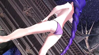 [MMD] Raiden's Samurai Sword vs. Donut Whore