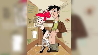 Panty-less Frankie Gets Fucked in Public Restroom by SuitedFox