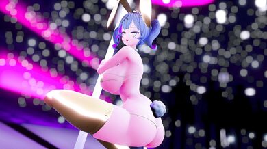 HMV Rabbit Miku's Sexy Micro Bikini Performance [ブラン]