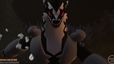 Zeena and the Monstrous Obstagoon's Anal Invasion