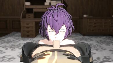 Dark-haired Bernadetta enjoys a vigorous sexual encounter with multiple partners