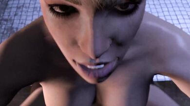 Cassie Cage's Locker Room BBC Orgy