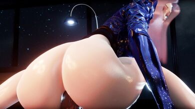 Busty K-Pop Idol Ahri Gets Bucked by Her Pegasus Steed in 4K Ultra HD!