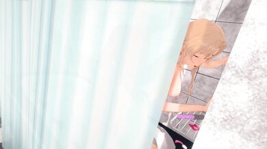 Innocent Yuuki Asuna's Wet and Wild Shower Surprise with her Big and Powerful Boyfriend