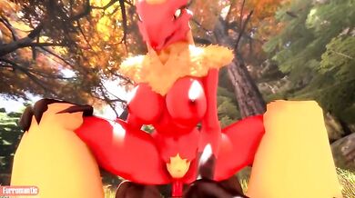 Furry Fuckers: Blaziken's Tail of Love