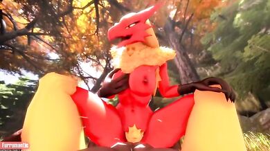 Furry Fuckers: Blaziken's Tail of Love