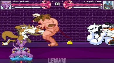 Muscular Beerus Takes on Versatile Lucario in MUGEN #6!