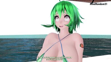 Chubby Dude and Curvy Anime Babe Get Freaky