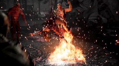 Baraka's Ravenous Orgy with Naked Mortal Kombat Chicks