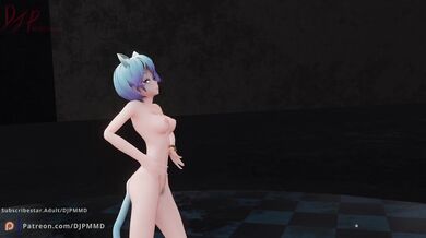 Naked Catgirl Mia's Dirty Playtime
