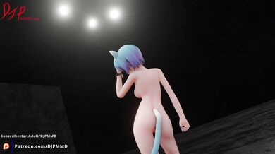 Naked Catgirl Mia's Dirty Playtime