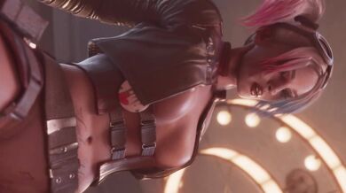 Harley Quinn's DP Gangbang Orgy at the Strip Club