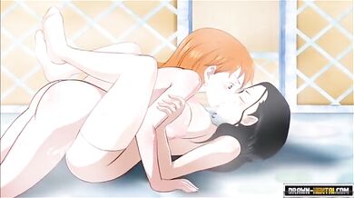 Futa Nami and Futanari Robin Get It On