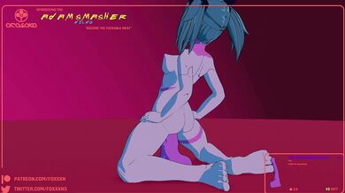 Rebecca's Cyber-Thrusting Assignment: A Hardcore Edge Runner Sex Adventure