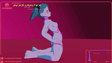 Rebecca's Cyber-Thrusting Assignment: A Hardcore Edge Runner Sex Adventure