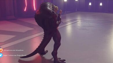 Lizard Fucker 3D: Innocent Girl Gets Lifted and Hard-Fucked