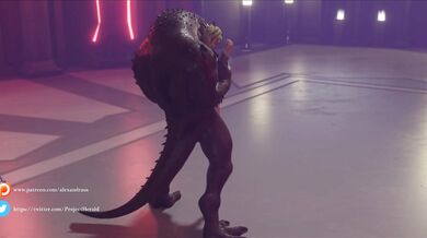 Lizard Fucker 3D: Innocent Girl Gets Lifted and Hard-Fucked