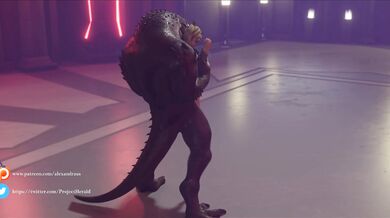 Lizard Fucker 3D: Innocent Girl Gets Lifted and Hard-Fucked