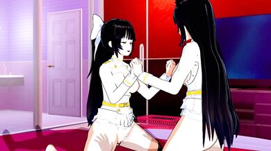 Fucking Yuki and Shizuka in Azur Lane's Bridge