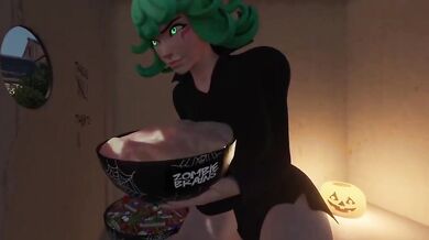 Fucking Halloween with Tatsumaki Kiriko