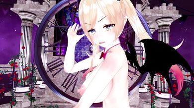Chocolate Yuzuki Fucked in a Miniature Garden by Haniwa's Dolls