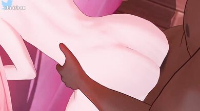 Black Cock Fucks Yae Miko from Behind