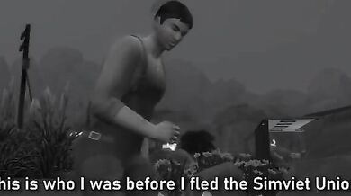 Furious Russian Rump Riders Crash the Sims Party and Bring Their Super Fuck Fest