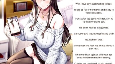 Horny Milf Catfishes & Hentai Cock Tease