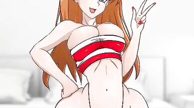 Asuka Langley's Wet and Wild Ride [NSFW]