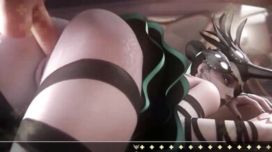 The Hard-Shafted Superhero of Overwatch Castle