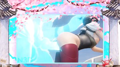 Kiriko's Wet and Wild Ride in SFMB-PMV