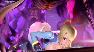 Samus Aran Gets Nailed by Ridley - Ambrosine92