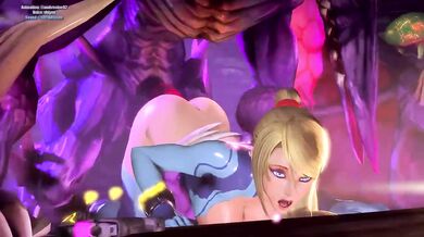 Samus Aran Gets Nailed by Ridley - Ambrosine92