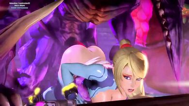 Samus Aran Gets Nailed by Ridley - Ambrosine92