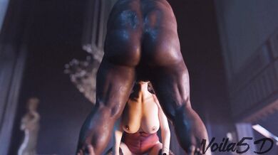 Ada's Tight Asshole and Pussy Stretched by Two Big Black Cocks [Blacked Raw]