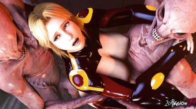 Busty Blonde Battles Sexy Alien Invaders in 'Helena vs Xcom'