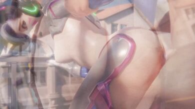 Unwanted Guest Crashes Dva's Solo Pleasure Session [Lvl3toaster]