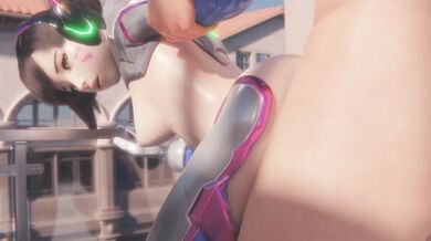 Unwanted Guest Crashes Dva's Solo Pleasure Session [Lvl3toaster]