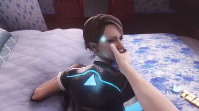 Naughty robot gets a big hard dick up her tight asshole