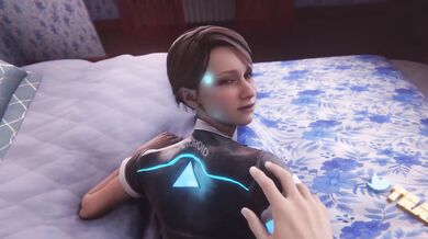 Naughty robot gets a big hard dick up her tight asshole