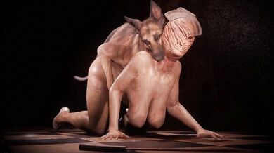 Banged by the Canine: The Naughty Nurse's Ordeal