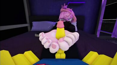 Mind-Blowing Footjob Orgy Inside Roblox World!
