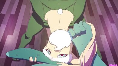 Slutty Lola Blows Big Alien Dick in 'Space Jam' Parody!