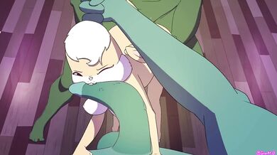 Slutty Lola Blows Big Alien Dick in 'Space Jam' Parody!