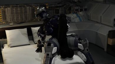 HUGE Frozen Cocks Fucking Hot Sluts in Silence - Halo