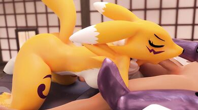 The Tale of Renamon's Oral Pleasure - A Furry Love Story